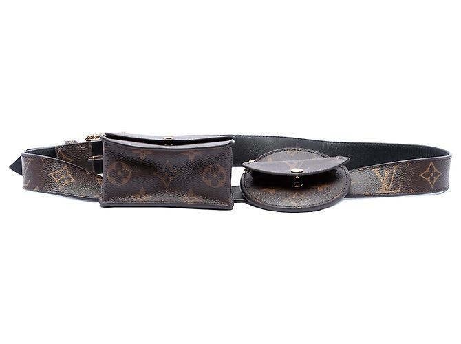 Cintura Louis Vuitton Brown Monogram Daily Multi Pocket 30mm Marrone - vista 3
