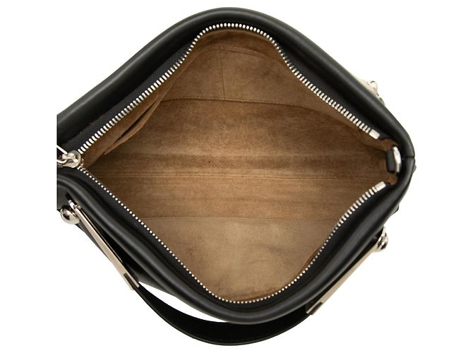 LOEWE Missy Satchel aus schwarzem Leder Small mit Sternen - Ansicht 4