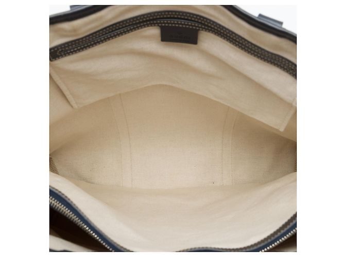 Borsa Tote Verticale Gucci Beige GG Supreme Joy - vista 4