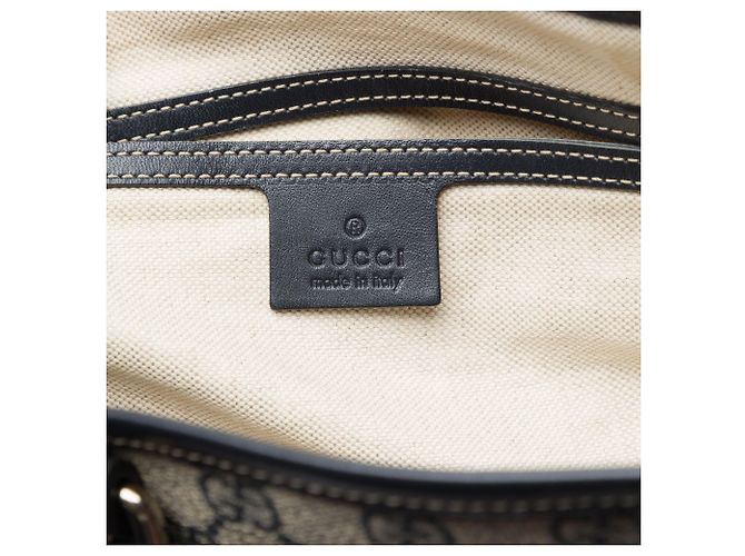 Borsa Tote Verticale Gucci Beige GG Supreme Joy - vista 5
