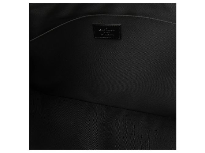 Louis Vuitton Black Damier Graphite Pochette Jour GM Nero - vista 4