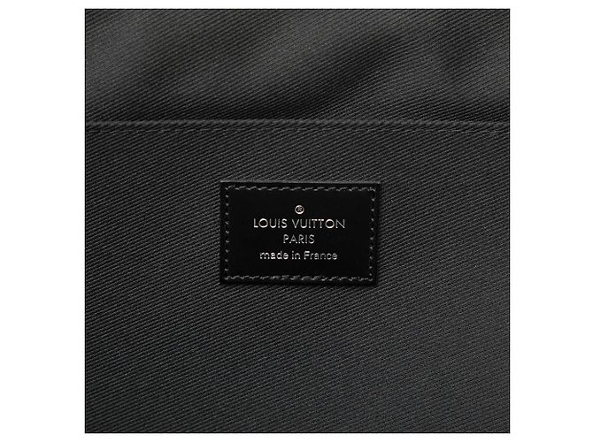 Louis Vuitton Black Damier Graphite Pochette Jour GM Nero - vista 5