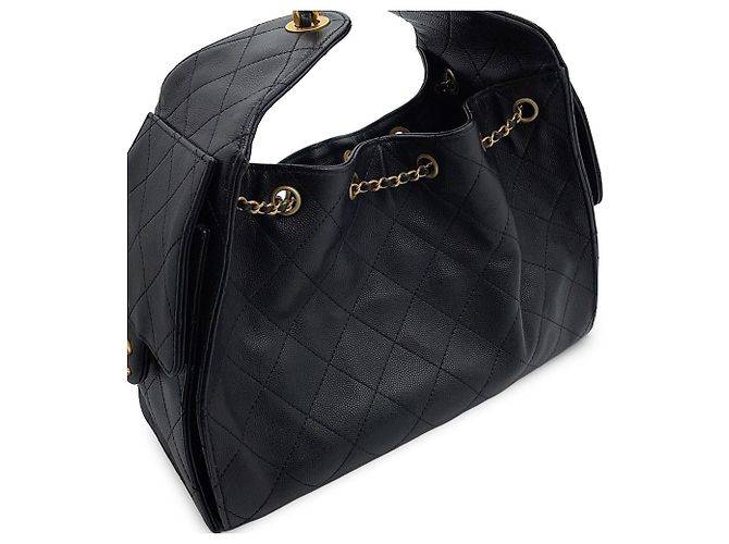 Borsa a tracolla con catena Chanel in Black Nero - vista 9