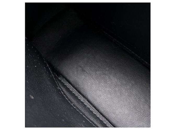Hermès Bolso de hombro Hermes en Chevre Mysore negro - vista 10