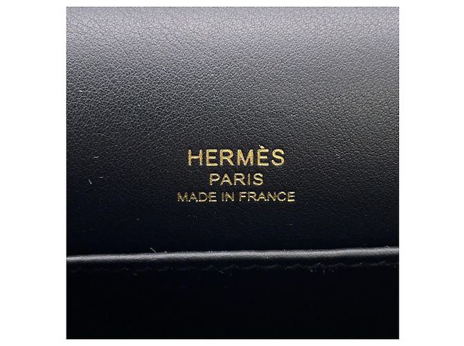 Hermès Bolso de hombro Hermes en Chevre Mysore negro - vista 14