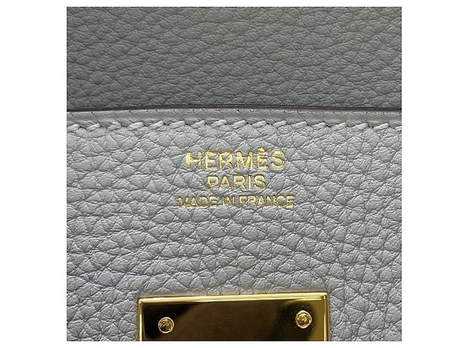 Hermès Borsa Hermes Birkin 30 Blue Glacier - vista 12