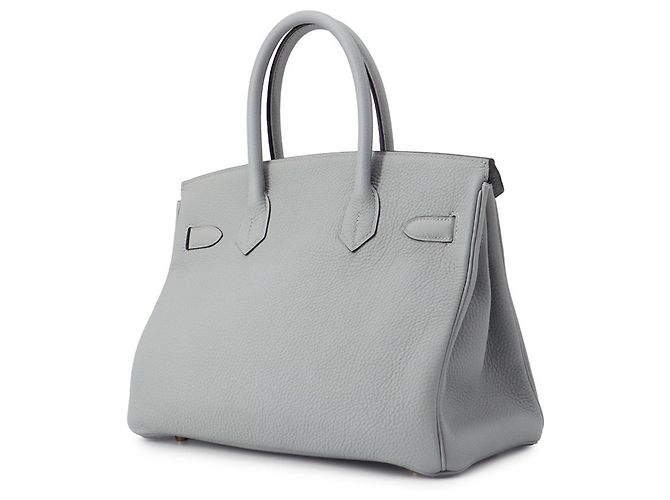Hermès Borsa Hermes Birkin 30 Blue Glacier - vista 2