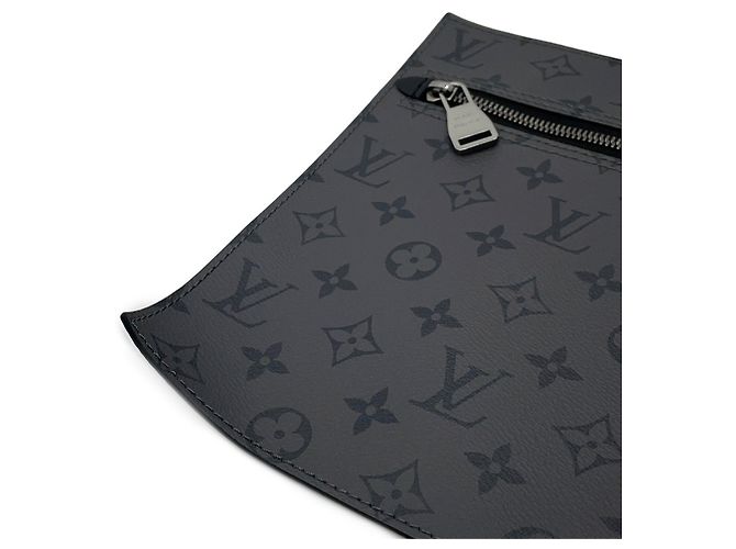 Louis Vuitton Monogram Eclipse Reverse Cabas Zip GM Tote Bag Schwarz - Ansicht 15