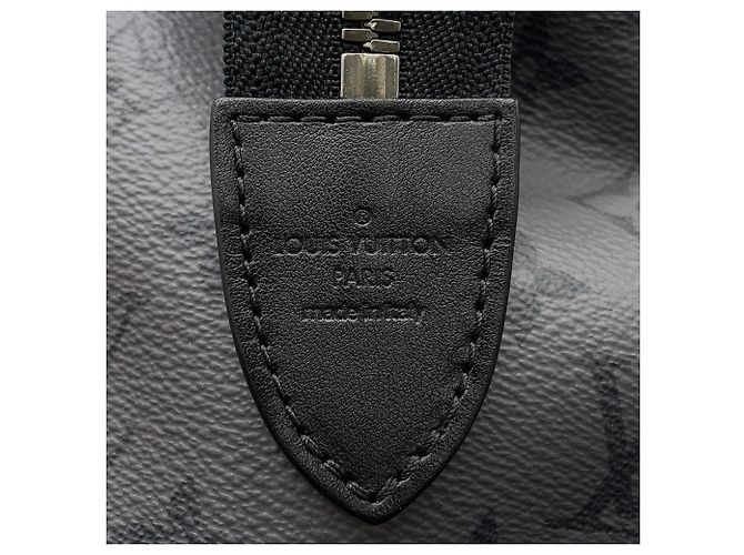 Louis Vuitton Monogram Eclipse Reverse Cabas Zip GM Tote Bag Schwarz - Ansicht 17