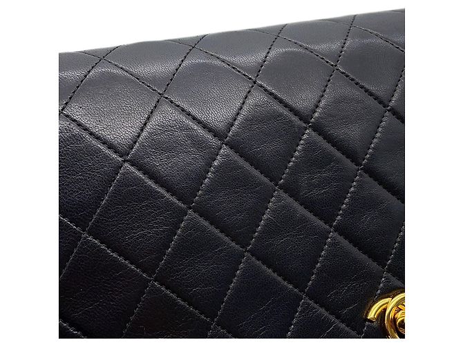 Timeless Borsa a tracolla con catena Chanel Matelassé Nero - vista 12