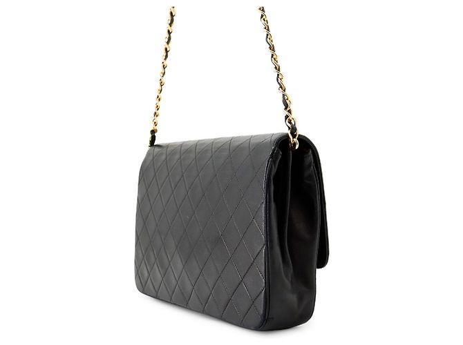 Timeless Borsa a tracolla con catena Chanel Matelassé Nero - vista 2