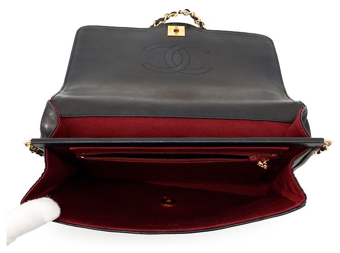 Timeless Borsa a tracolla con catena Chanel Matelassé Nero - vista 6
