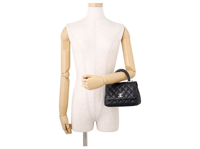 Borsa a mano Chanel Matelassé Nera Nero - vista 3
