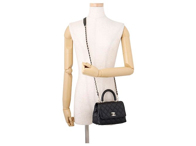 Borsa a mano Chanel Matelassé Nera Nero - vista 4