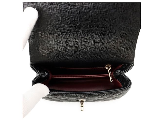 Borsa a mano Chanel Matelassé Nera Nero - vista 6