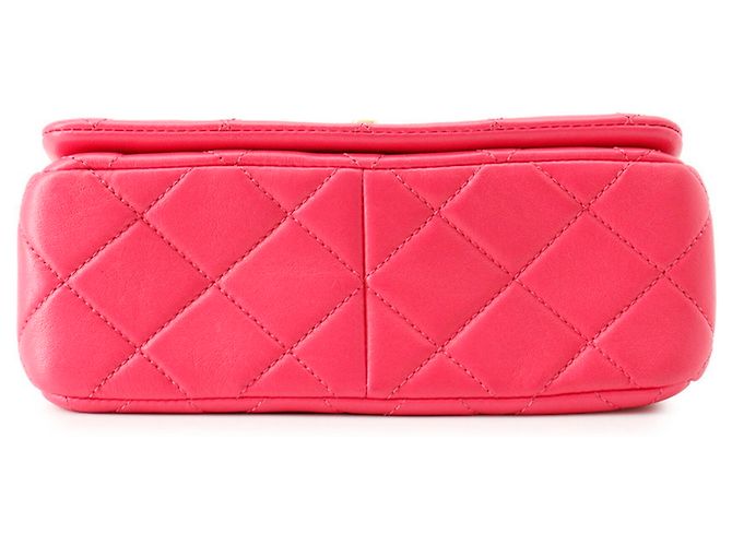 Borsa a tracolla Mini Flap Chanel Matelassé Rosa - vista 3