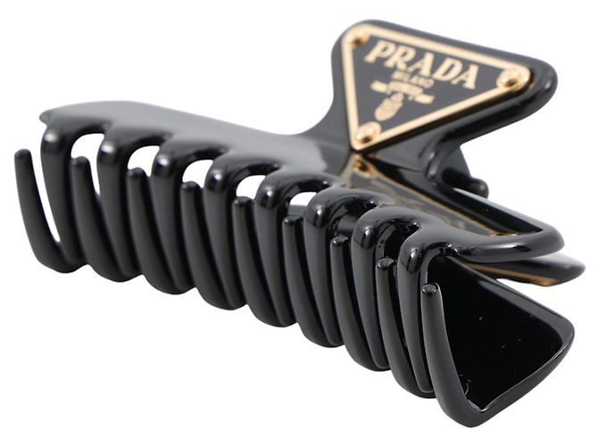 Molletta per capelli Prada Hair Metal Nero - vista 2