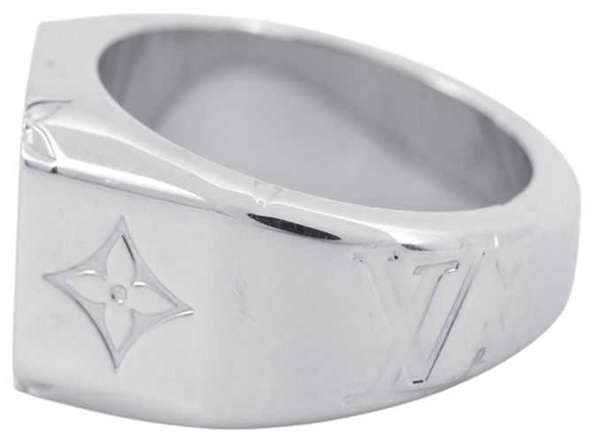 Anello a sigillo Louis Vuitton da uomo Argento - vista 2