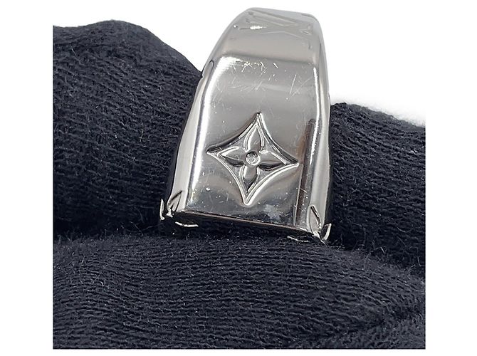 Anello a sigillo Louis Vuitton da uomo Argento - vista 7