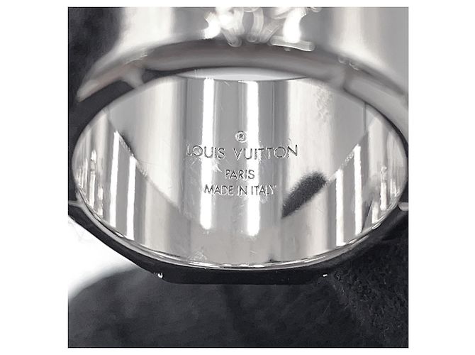 Anello a sigillo Louis Vuitton da uomo Argento - vista 8