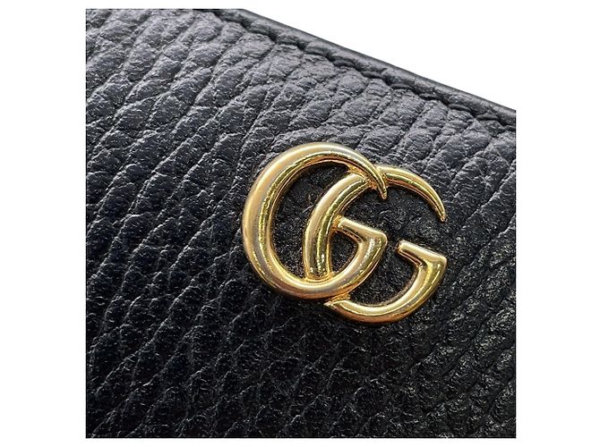 Cartera bi-fold Gucci GG Marmont Negro - vista 10