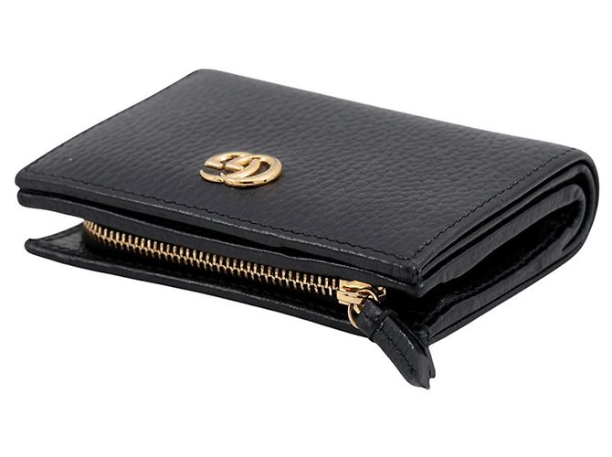 Cartera bi-fold Gucci GG Marmont Negro - vista 2