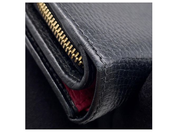 Cartera bi-fold Gucci GG Marmont Negro - vista 7