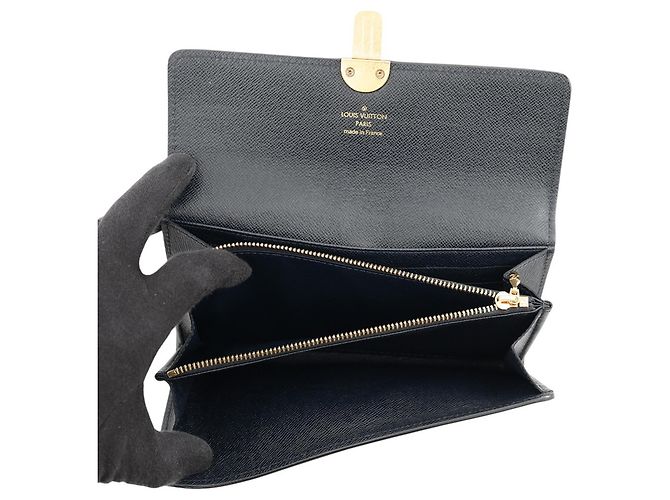 Sarah Cartera Larga Louis Vuitton Monogram Idylle Negro - vista 5