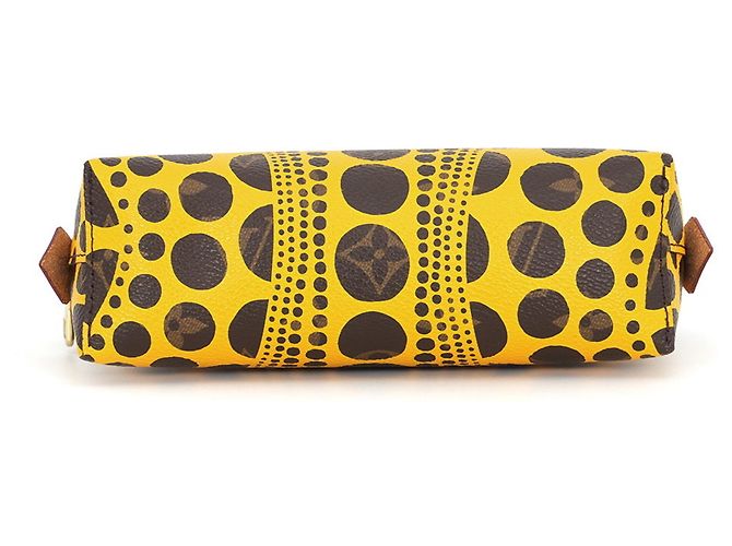 Borsa Louis Vuitton Yayoi Kusama Pumpkin Dot Giallo - vista 3