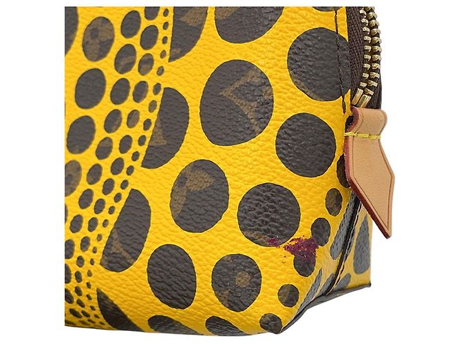 Borsa Louis Vuitton Yayoi Kusama Pumpkin Dot Giallo - vista 6