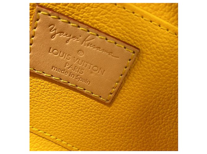 Borsa Louis Vuitton Yayoi Kusama Pumpkin Dot Giallo - vista 8