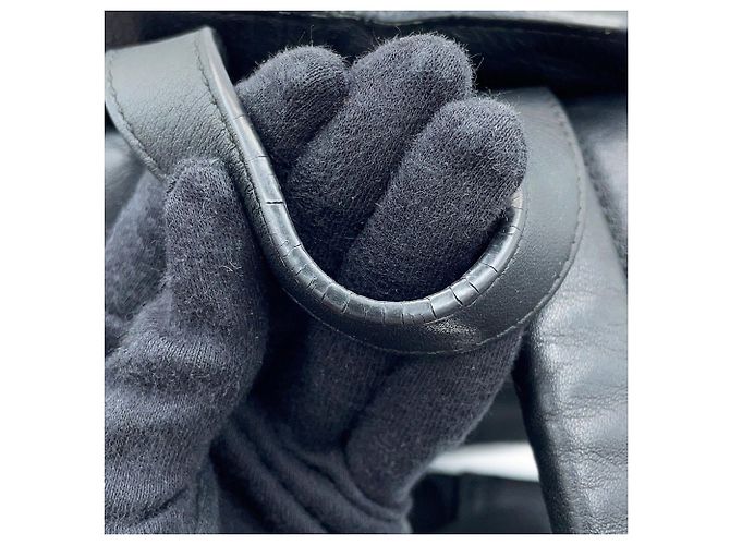Zaino convertibile in pelle Loewe Nero - vista 10