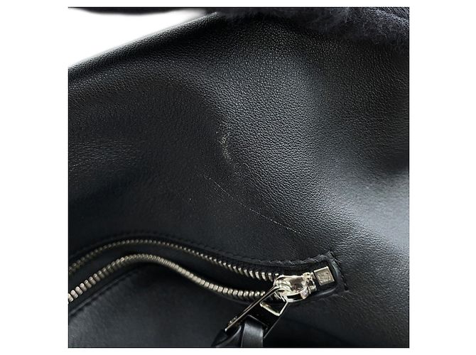 Zaino convertibile in pelle Loewe Nero - vista 9