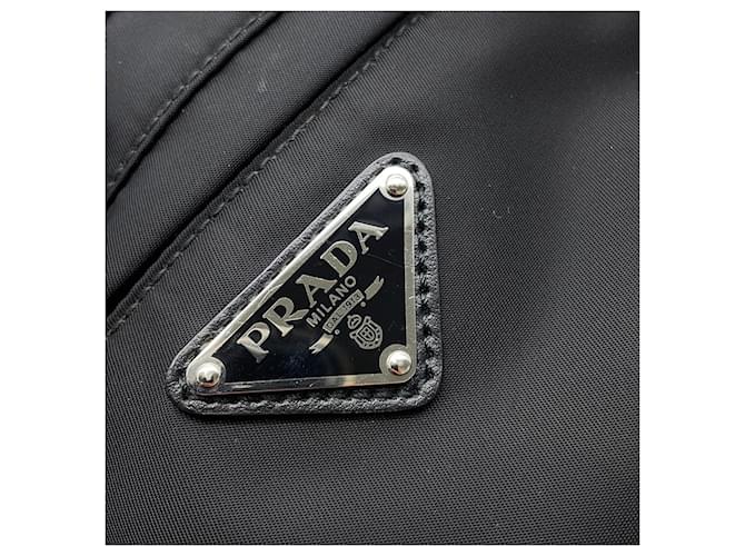 Prada Body Bag Triangle Security Pouch Nero - vista 12