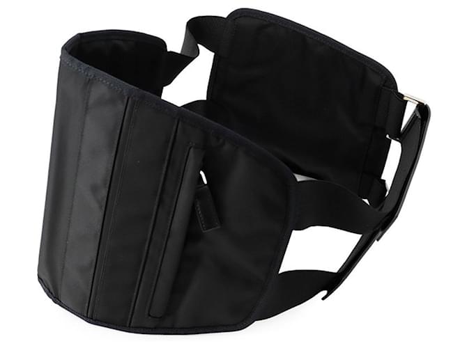 Prada Body Bag Triangle Security Pouch Nero - vista 2