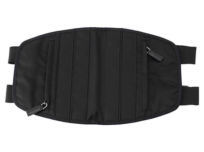 Prada Body Bag Triangle Security Pouch Nero - vista 3