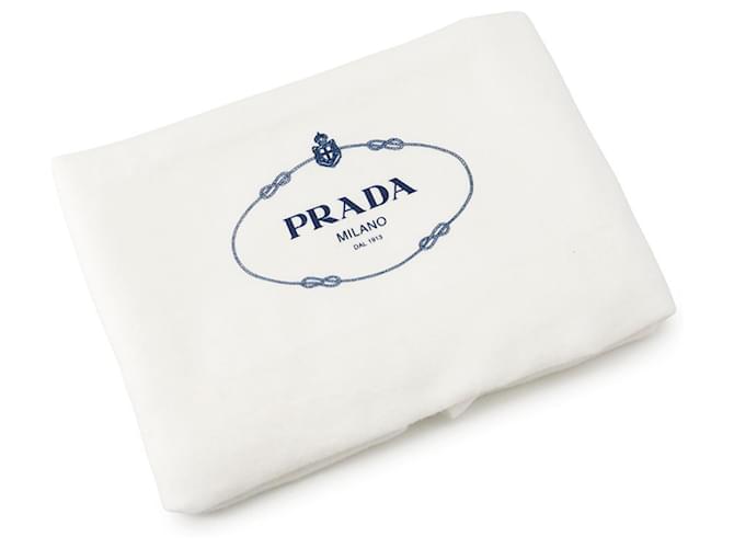 Prada Triangle Mariner Small Bucket Bag Nero - vista 13