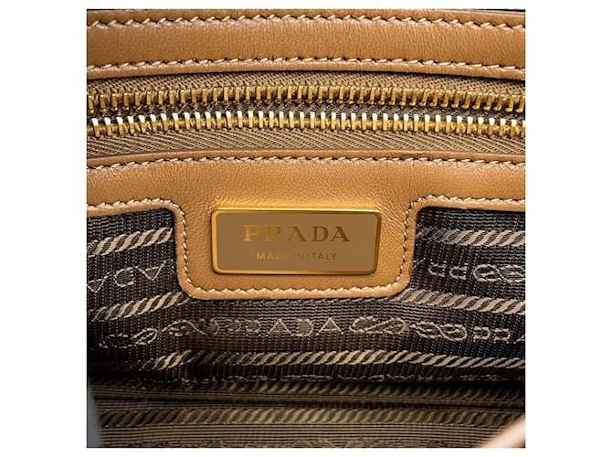 Borsa Prada Triangle Arancione Cachi - vista 15