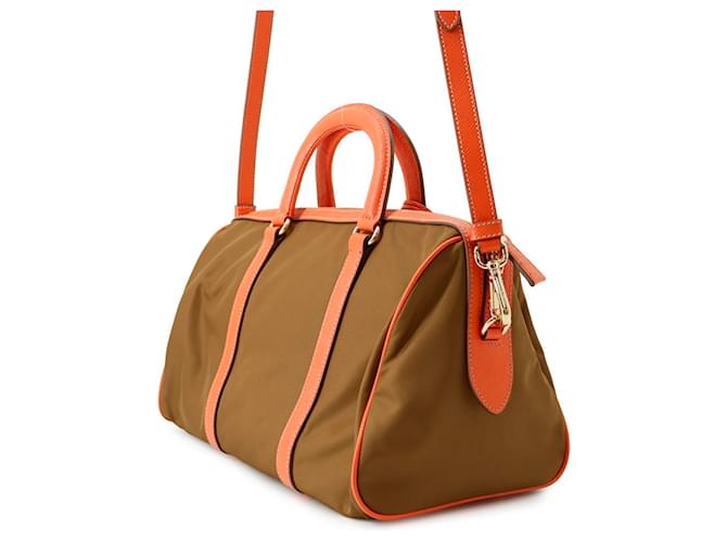 Borsa Prada Triangle Arancione Cachi - vista 2