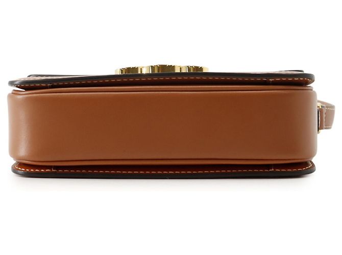 Céline Borsa a tracolla Celine Teen Triomphe Canvas Leather Marrone Crudo - vista 3