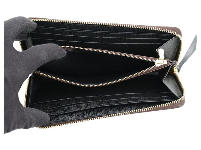 Louis Vuitton Monogram Reverse Portefeuille Clemence Long Wallet Nero - vista 4