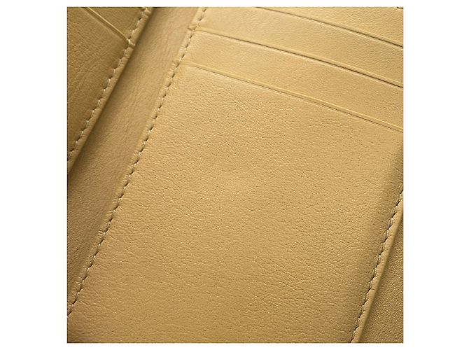 Loewe Tri-fold Ledergeldbörse Beige - Ansicht 10