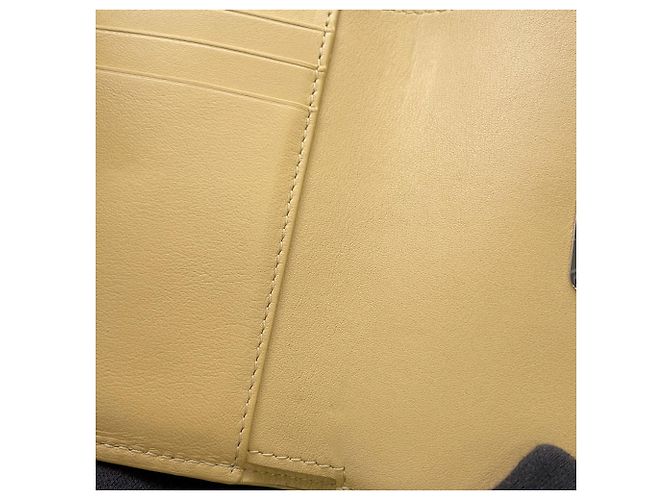 Loewe Tri-fold Ledergeldbörse Beige - Ansicht 9