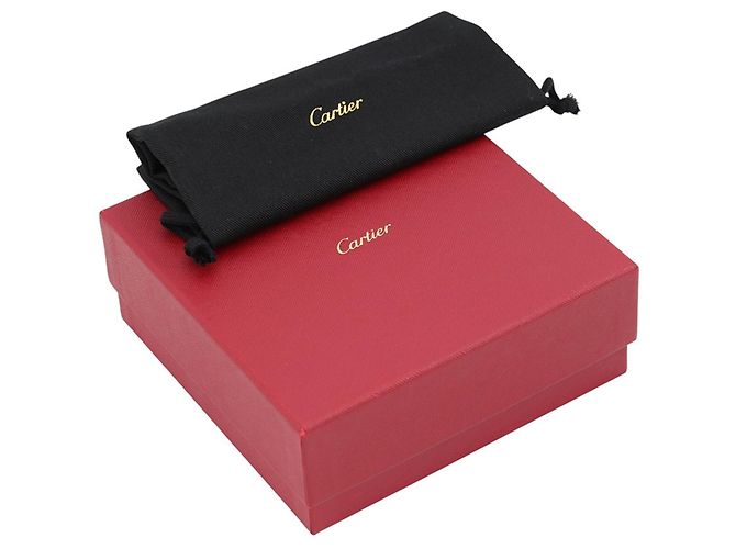 Borsa a tracolla Cartier Panthère de Leather Rosso - vista 11