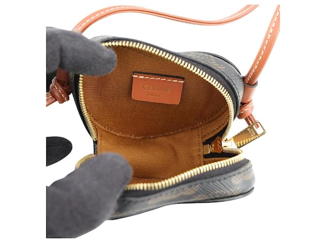 Céline Celine Triomphe Micro Heart Shoulder Pouch - vista 5