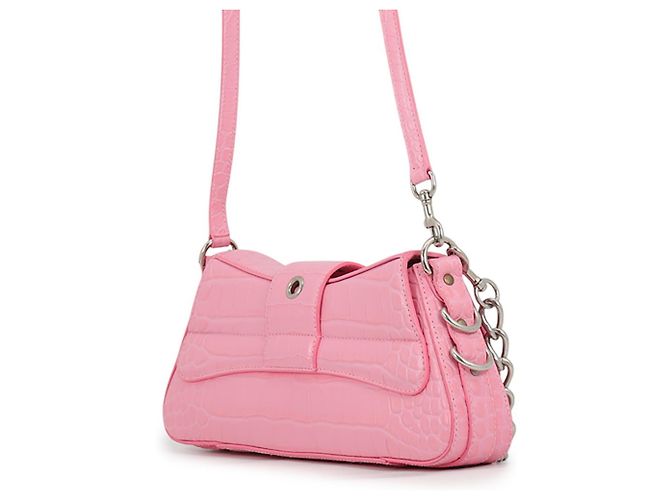 Borsa a tracolla Balenciaga Lindsay Rosa - vista 2