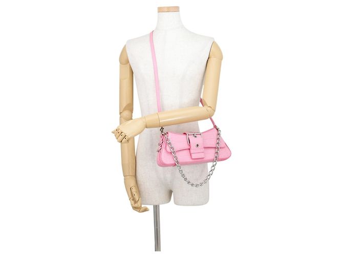 Borsa a tracolla Balenciaga Lindsay Rosa - vista 5