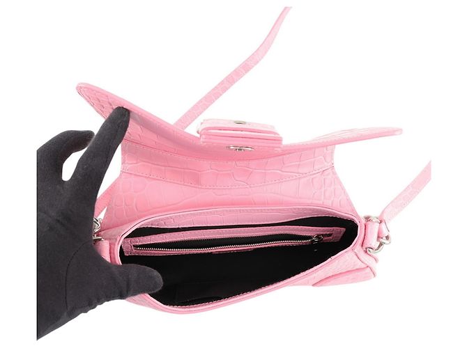Borsa a tracolla Balenciaga Lindsay Rosa - vista 6