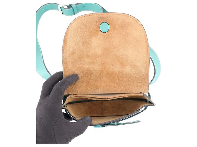 Borsa a tracolla Loewe Gate in pelle Verde - vista 6