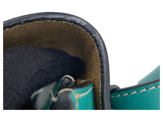 Borsa a tracolla Loewe Gate in pelle Verde - vista 9
